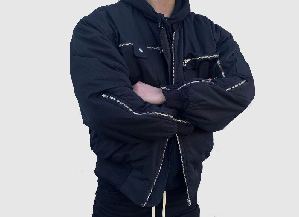무료배송 해외 수입  패딩점퍼 지퍼 MA1 캐주얼 스트릿 루즈핏 두꺼운 따뜻한 겨울 미국 기능적 디자인 감각 틈새 도구 패딩 재킷