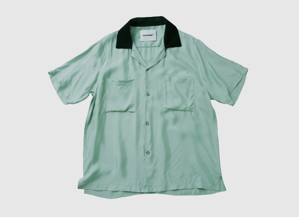 무료배송 해외 수입 하와이언 셔츠 반팔 배색 실크 면 공단 바캉스 루즈핏 여름